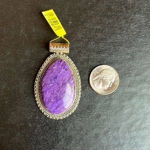 Siberian Charoite Pendant